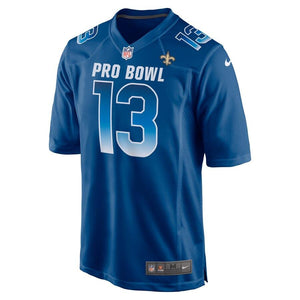 Men' Nike Michael Thomas Royal NFC 2019 Pro Bowl Game Jersey