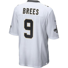 Load image into Gallery viewer, Men&#39; Nike Drew Brees White New Orleans Saints Game Jersey
