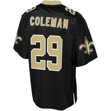 Load image into Gallery viewer, Men&#39; NFL Pro Line Kurt Coleman Black New Orleans Saints Big &amp; Tall Player Jersey