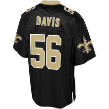 Load image into Gallery viewer, Men&#39; NFL Pro Line Demario Davis Black New Orleans Saints Big &amp; Tall Player Jersey