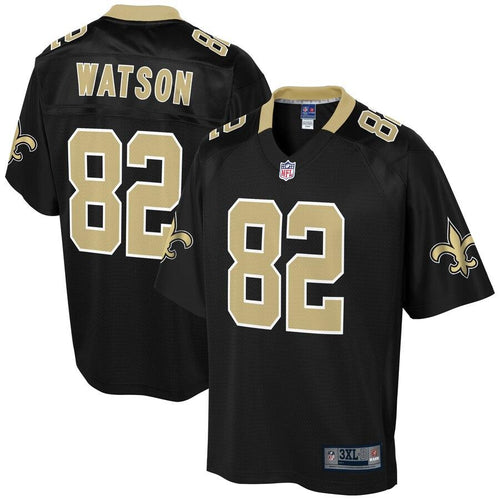 Men' NFL Pro Line Benjamin Watson Black New Orleans Saints Big & Tall Player Jersey