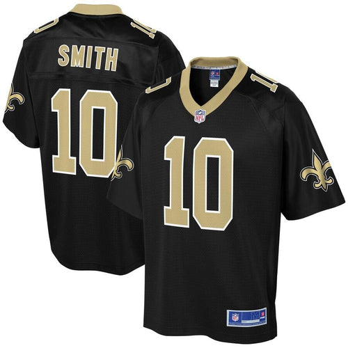Men' NFL Pro Line Tre'Quan Smith Black New Orleans Saints Player Jersey