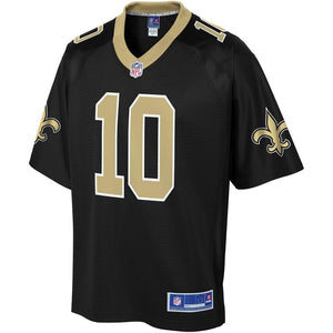 Men' NFL Pro Line Tre&#x27;Quan Smith Black New Orleans Saints Player Jersey