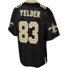 Load image into Gallery viewer, Men&#39; NFL Pro Line Deon Yelder Black New Orleans Saints Player Jersey