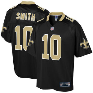 Men' NFL Pro Line Tre'Quan Smith Black New Orleans Saints Big & Tall Player Jersey