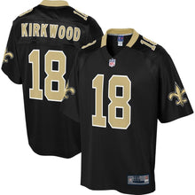 Load image into Gallery viewer, Men&#39; NFL Pro Line Keith Kirkwood Black New Orleans Saints Big &amp; Tall Player Jersey