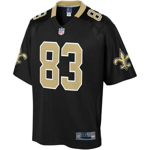Men' NFL Pro Line Deon Yelder Black New Orleans Saints Big & Tall Player Jersey
