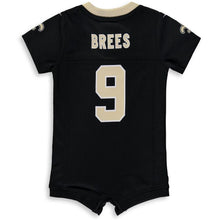 Load image into Gallery viewer, Infant Nike Drew Brees Black New Orleans Saints Romper Jersey