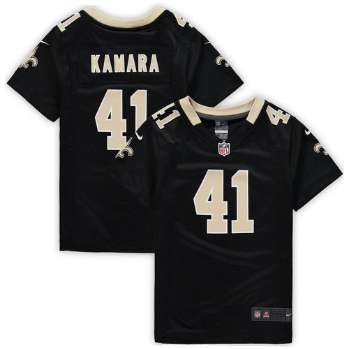Girls Youth Nike Alvin Kamara Black New Orleans Saints Game Jersey