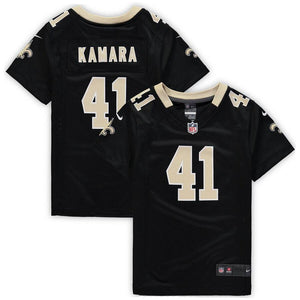 Girls Youth Nike Alvin Kamara Black New Orleans Saints Game Jersey