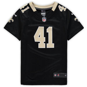 Girls Youth Nike Alvin Kamara Black New Orleans Saints Game Jersey