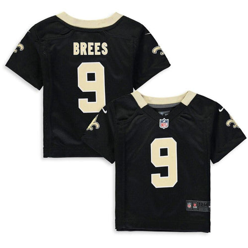 Infant Nike Drew Brees Black New Orleans Saints Player Game Jersey