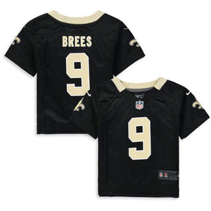Infant Nike Drew Brees Black New Orleans Saints Player Game Jersey