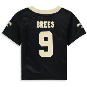 Infant Nike Drew Brees Black New Orleans Saints Player Game Jersey