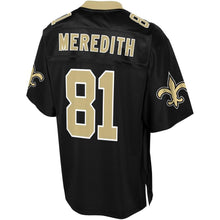 Load image into Gallery viewer, Men&#39; NFL Pro Line Cameron Meredith Black New Orleans Saints Player Jersey