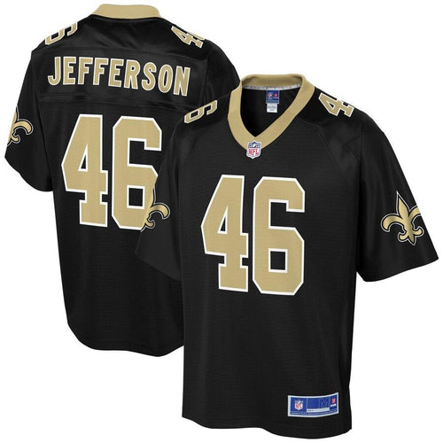 Men' NFL Pro Line Rickey Jefferson Black New Orleans Saints Player Jersey