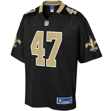 Load image into Gallery viewer, Men&#39; NFL Pro Line Alex Anzalone Black New Orleans Saints Big &amp; Tall Player Jersey