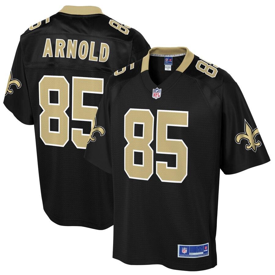 Men' NFL Pro Line Dan Arnold Black New Orleans Saints Big & Tall Player Jersey