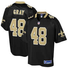 Load image into Gallery viewer, Men&#39; NFL Pro Line JT Gray Black New Orleans Saints Big &amp; Tall Player Jersey