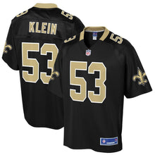 Load image into Gallery viewer, Men&#39; NFL Pro Line A.J. Klein Black New Orleans Saints Big &amp; Tall Player Jersey