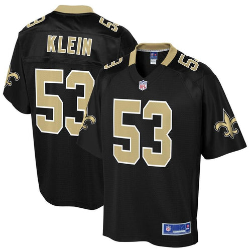 Men' NFL Pro Line A.J. Klein Black New Orleans Saints Big & Tall Player Jersey
