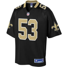 Load image into Gallery viewer, Men&#39; NFL Pro Line A.J. Klein Black New Orleans Saints Big &amp; Tall Player Jersey