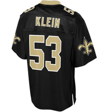Load image into Gallery viewer, Men&#39; NFL Pro Line A.J. Klein Black New Orleans Saints Big &amp; Tall Player Jersey