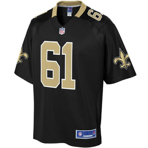 Men' NFL Pro Line Josh LeRibeus Black New Orleans Saints Big & Tall Player Jersey