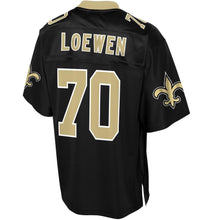 Load image into Gallery viewer, Men&#39; NFL Pro Line Mitchell Loewen Black New Orleans Saints Big &amp; Tall Player Jersey