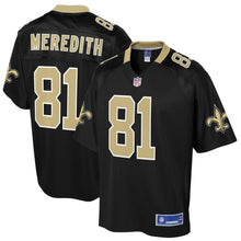Load image into Gallery viewer, Men&#39; NFL Pro Line Cameron Meredith Black New Orleans Saints Big &amp; Tall Player Jersey