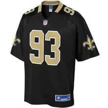 Load image into Gallery viewer, Men&#39; NFL Pro Line David Onyemata Black New Orleans Saints Big &amp; Tall Player Jersey