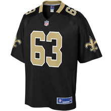 Load image into Gallery viewer, Men&#39; NFL Pro Line Cameron Tom Black New Orleans Saints Big &amp; Tall Player Jersey