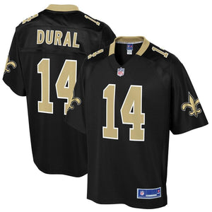 Men' NFL Pro Line Travin Dural Black New Orleans Saints Big & Tall Player Jersey