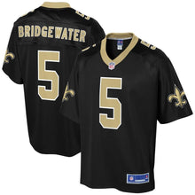 Load image into Gallery viewer, Men&#39; NFL Pro Line Teddy Bridgewater Black New Orleans Saints Player Jersey