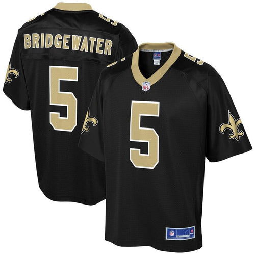 Men' NFL Pro Line Teddy Bridgewater Black New Orleans Saints Player Jersey