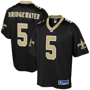 Men' NFL Pro Line Teddy Bridgewater Black New Orleans Saints Player Jersey