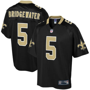 Men' NFL Pro Line Teddy Bridgewater Black New Orleans Saints Big & Tall Player Jersey