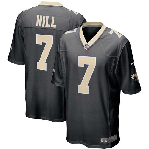 Men' Nike Taysom Hill Black New Orleans Saints Game Jersey