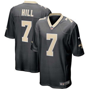 Men' Nike Taysom Hill Black New Orleans Saints Game Jersey