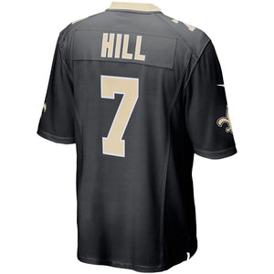 Men' Nike Taysom Hill Black New Orleans Saints Game Jersey