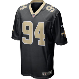 Men' Nike Cameron Jordan Black New Orleans Saints Game Jersey