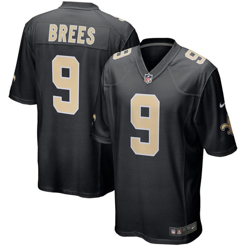 Men' Nike Drew Brees Black New Orleans Saints Event Game Jersey
