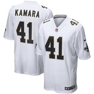 Men' Nike Alvin Kamara White New Orleans Saints Event Game Jersey