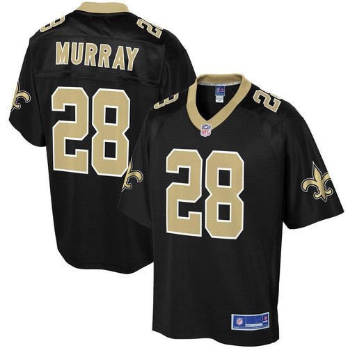 Men' NFL Pro Line Latavius Murray Black New Orleans Saints Player Jersey
