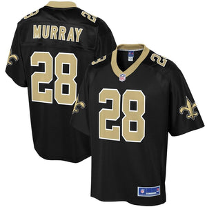 Men' NFL Pro Line Latavius Murray Black New Orleans Saints Player Jersey