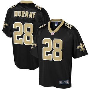 Men' NFL Pro Line Latavius Murray Black New Orleans Saints Big & Tall Player Jersey