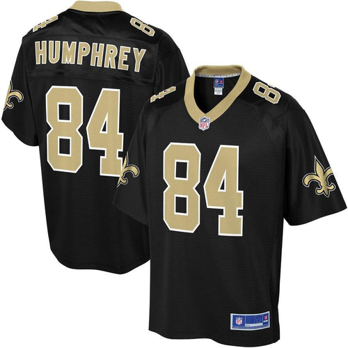Men' NFL Pro Line Lil'Jordan Humphrey Black New Orleans Saints Player Jersey