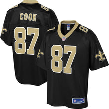 Load image into Gallery viewer, Men&#39; NFL Pro Line Jared Cook Black New Orleans Saints Player Jersey