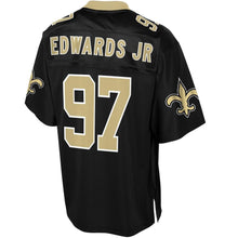 Load image into Gallery viewer, Men&#39; NFL Pro Line Mario Edwards Black New Orleans Saints Big &amp; Tall Player Jersey