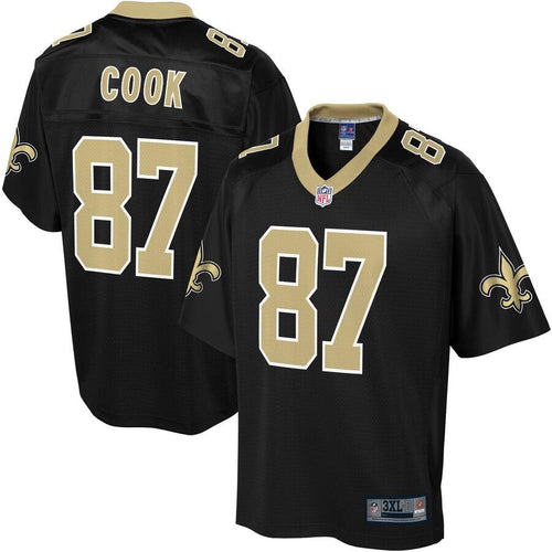 Men' NFL Pro Line Jared Cook Black New Orleans Saints Big & Tall Player Jersey